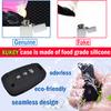 3 Button Flip Remote Smart Key Fob Silicone Skin Car Case Cover For Nissan Qashqai Skyline Juke Alissa X-trail Keyless Protector