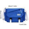 Multi Pocket Nylon Messenger Bag Korean Style Crossbody Bag Simple Women Shoulder Bag  Students