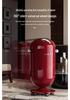 2026 Flip-Top Double Bin Trash Can with Wheels, Lid, for Home, Living Room, Bedroom & Bathroom.