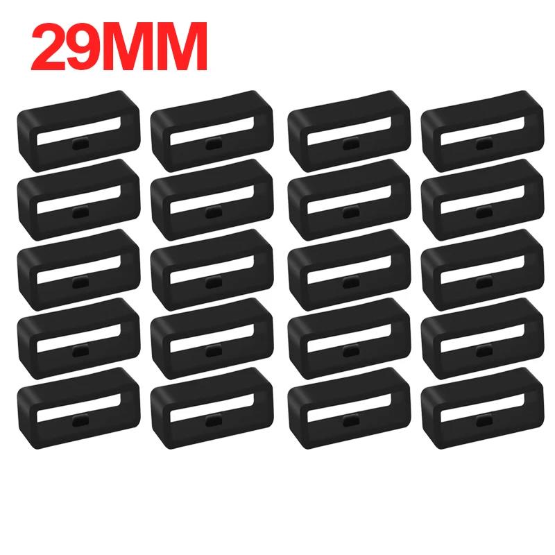 22MM 25MM 29MM Watchband Fixed Ring For Garmin Fenix 7 6 5 935 945x Smartwatch Accessories Watch Strap Silicone Rubber Loop 3