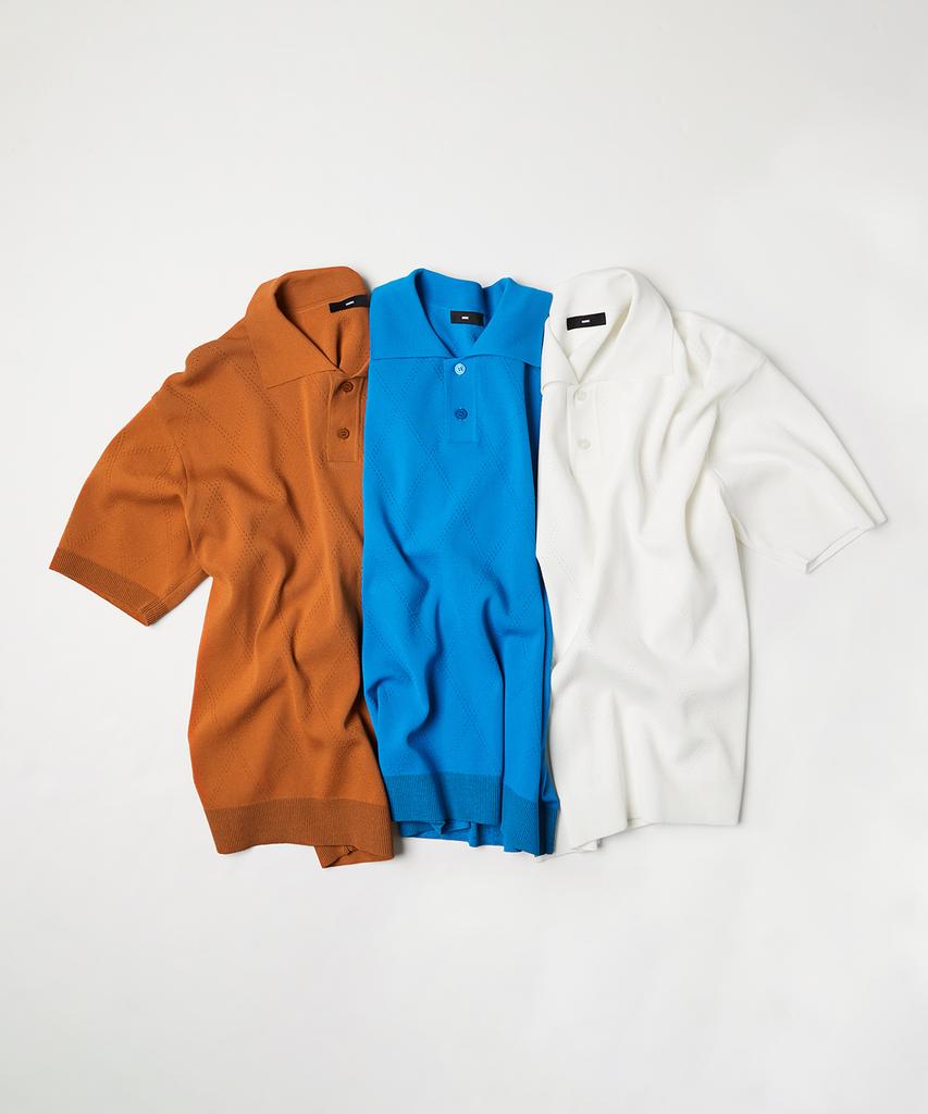 WMC Diamond Punching Collar Knit (3 Colors)