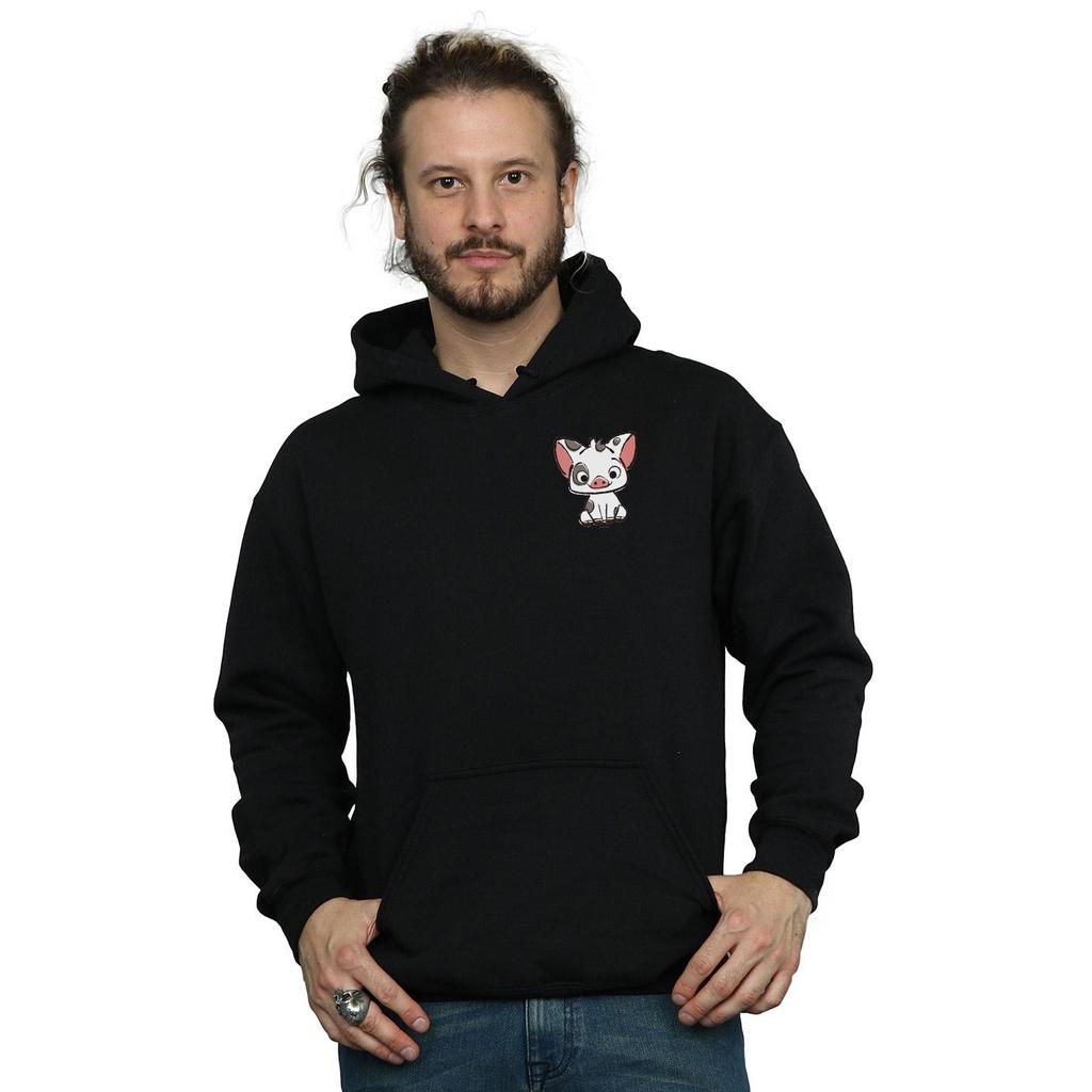 Disney Мужская толстовка с принтом груди Moana Pua The Pig