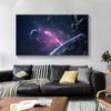 Картины Солнечной системы, туманность, космическая Вселенная, постеры и принты, научная картина на холсте, настенное искусство для декора гостиной, Куадрос, без рамки
