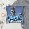 Чехол для подушки с мультяшным лягушонком Crazy Frog, Мерч, Напечатанный чехол для подушки, Чехлы для подушек, Декор спальни, Квадратный, Различные размеры