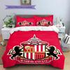 Sunderland AFC Pattern Bedding Home Decoration Birthday Gift (1 * duvet cover + 2 * pillowcase, without core)