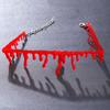 Metal Bloody Collar Resin Halloween Bloody Choker Prank Gift Halloween Decoration Necklace  Women