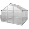 Reinforced Aluminum Greenhouse with Foundation 6.05 M²