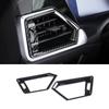 2PCS Car Center Console Front Air Outlet Vent Frame ABS Decoration Auto Interior Accessories For BMW 3 Series G20 G28