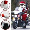 1-3Pc Plush Santa Motorcycle Helmet Cover Decoration for Christmas Cycling Full Face Hat Santa Claus Christmas Gift Helmet Cover