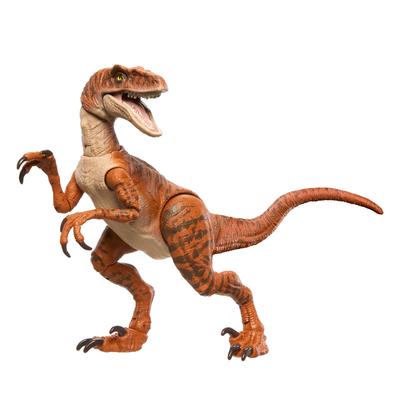 Mattel Jurassic World Коллекция Хаммонда Фигурка Велоцираптора Тигра для Движущегося Динозавра Примерно дюймов Возраст 8 и JDJ09 Дети, Игрушка, Большая, 7.5