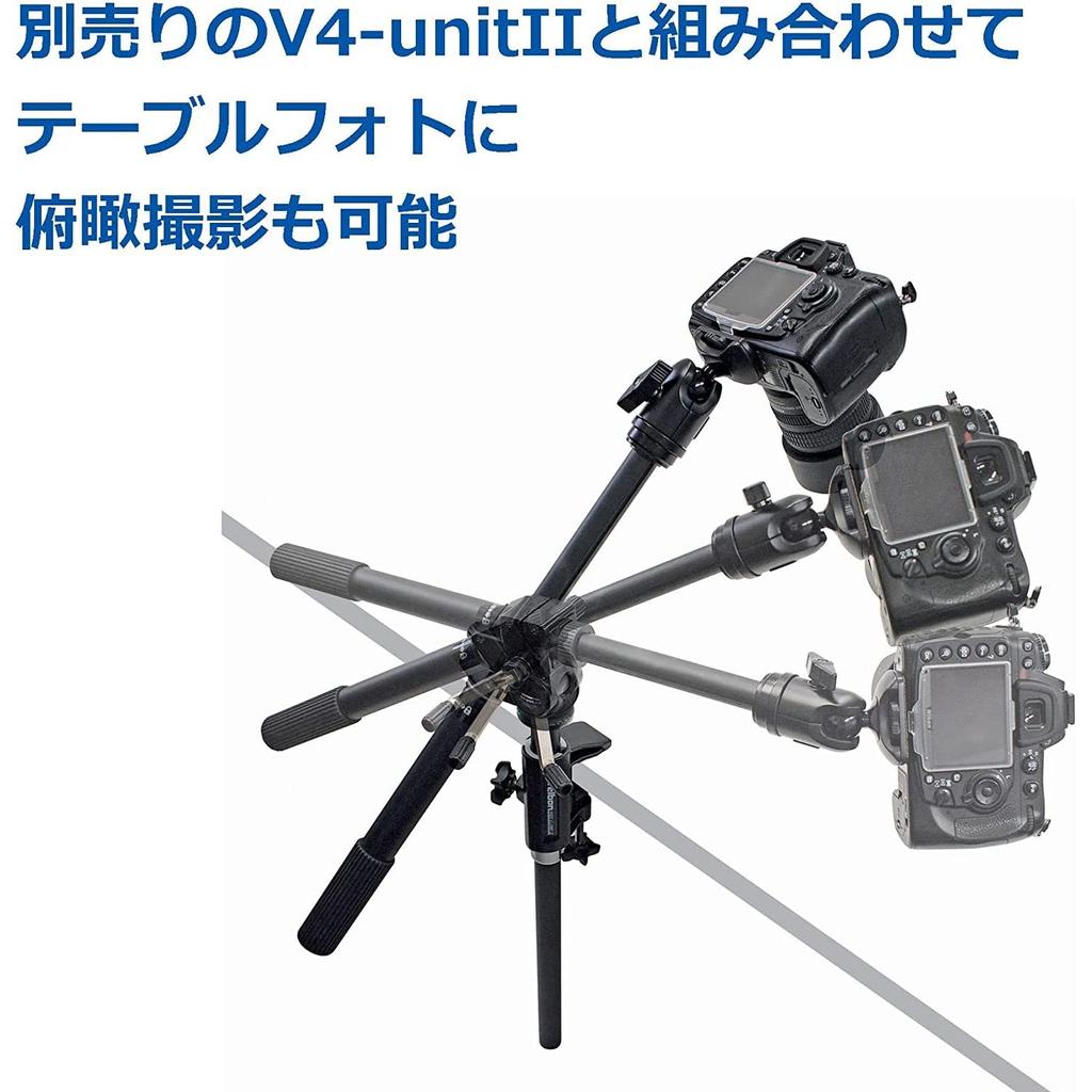 Комплект зажимов для штатива Velbon с подъемником CLAMP KITII AZ Настольная фотография Макросъемка Съемка сверху 0017915884847 AMZCLAMPKIT-2