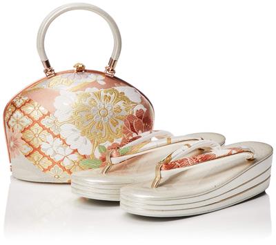 Комплект сумок Zori в золотом, серебряном и красном цветах [Sevian] <Японский стиль><Сделано в Японии>N166-2