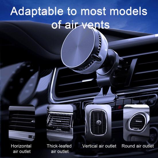 Охладитель для мобильного телефона, сильная 18 Вт, совместимая с магнитной адсорбцией, широко предотвращает падение, 3700PRM, алюминиевый перегрев автомобиля, беспроводная связь