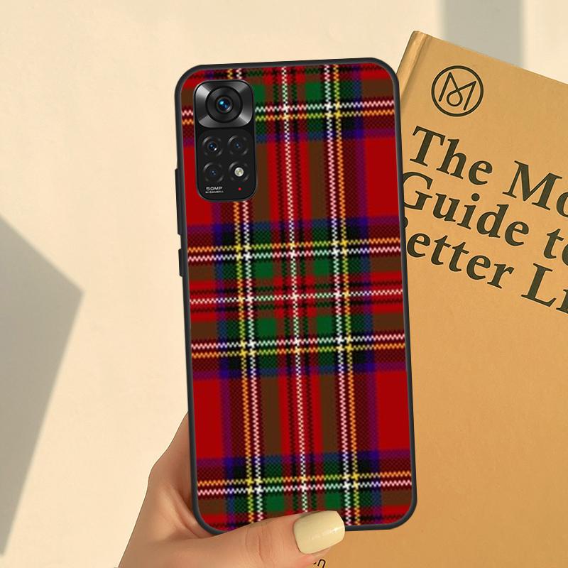 Чехол с узором в клетку Clan Stewart Dress Tartan для Xiaomi Redmi 12C 10A 10C 9C Note 12 Pro 11 Pro 10 Pro 9 8 Pro 10S 11S 12S