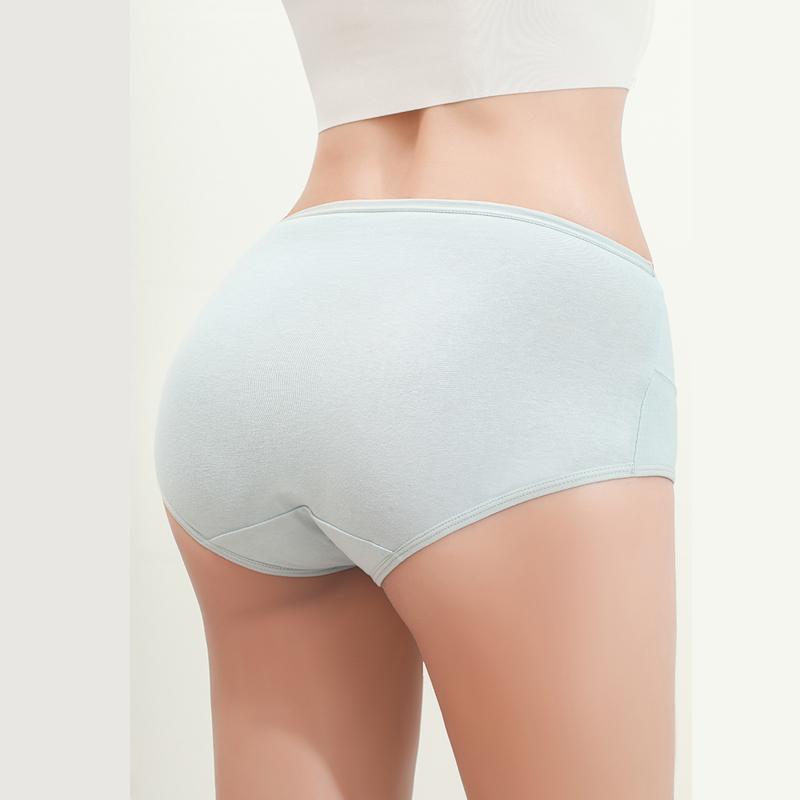 Women's Panties High Waist Seamless Sexy Underwear Natural Cotton Briefs