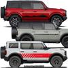 Наклейки на автомобиль Bronco Mustang: Полоска, линия талии и боковые украшения юбки