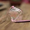 1Pc Glass Wind Chimes Hanging Craft Wind Bell Home Decors Sakura Pattern