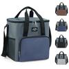 Сумка-тоут для хранения еды Стильная сумка-холодильник для напитков Сумка для пикника Водонепроницаемая сумка для ланча для школы, путешествий, улицы