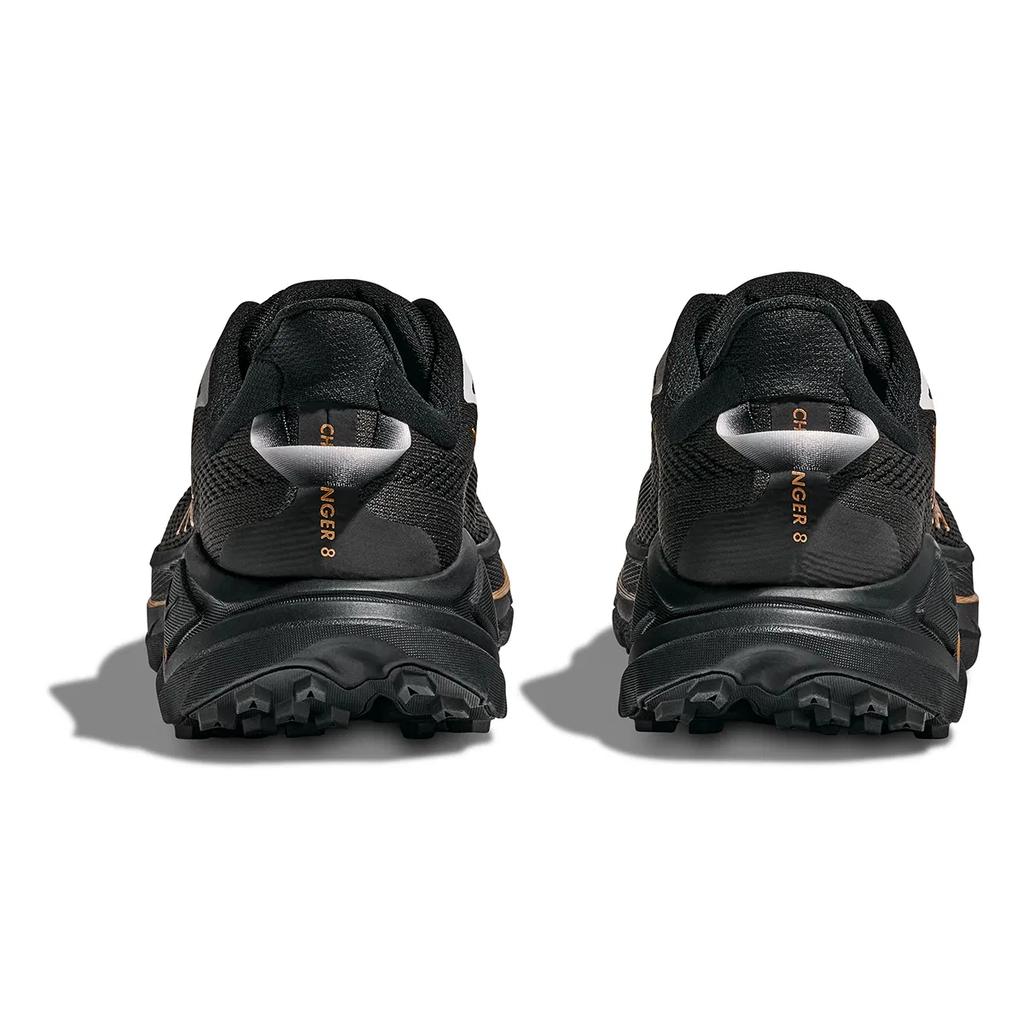 HOKA One One Challenger 8 Удобная посадка Кроссовки для трейлраннинга Мужские кроссовки Черно-золотые 1168716-BKGD