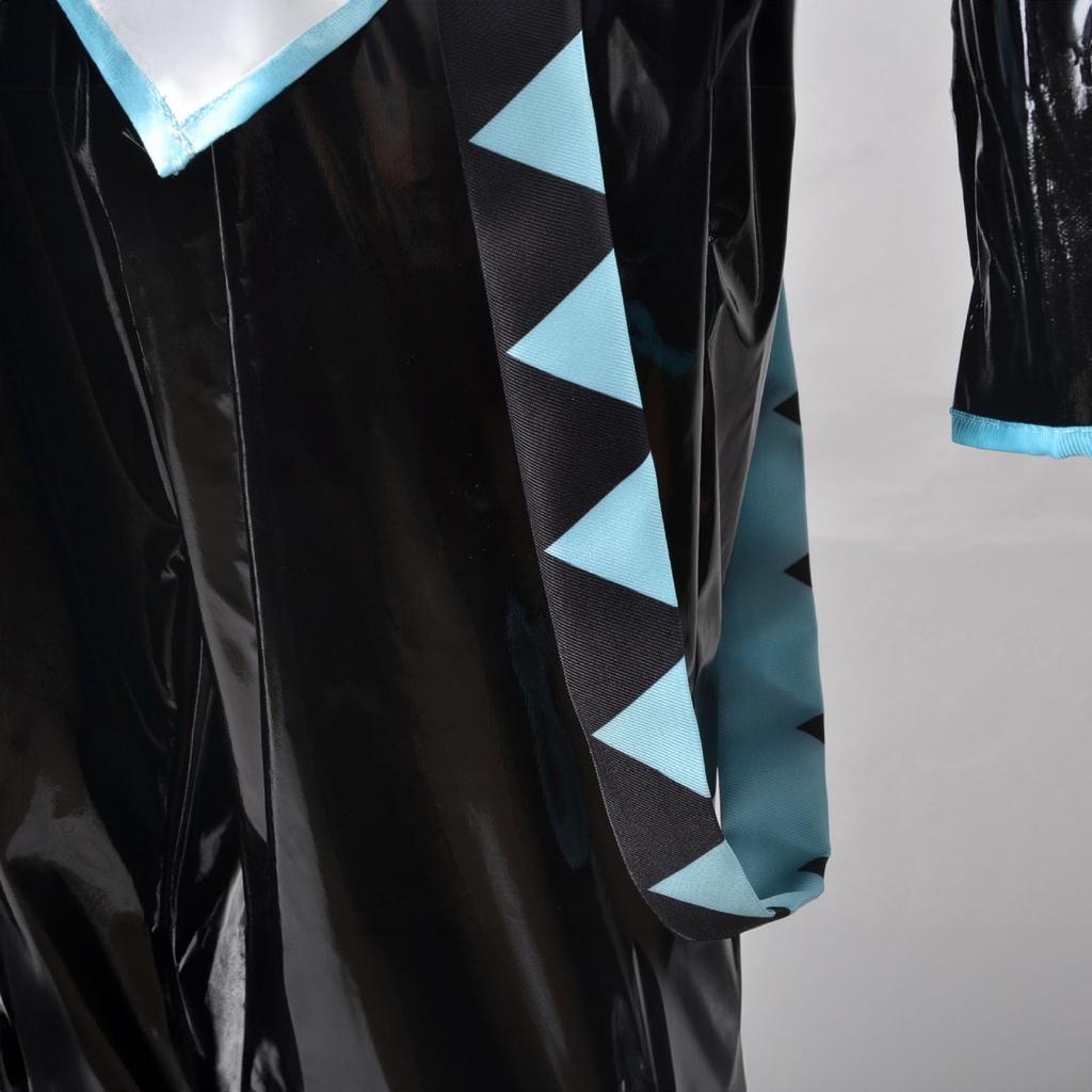 [Milky Time] Hatsune Miku Cosplay Halloween VOCALOID Original Costume with Wig (Outfit, Size L)