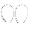 S925 Silver Needle Large Hoop Earrings Hypoallergenic Geometric Design Silver And Gold