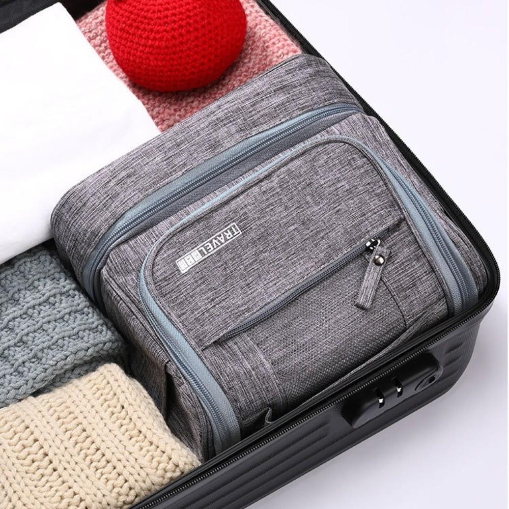 Multifunctional Hanging Makeup Bag Oxford Cloth Toiletry Bag Simple Cosmetic Bag Travel