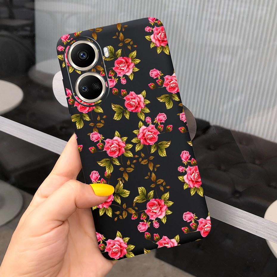 Милый силиконовый чехол для Huawei Nova 10 SE 2022 Модный цветочный чехол для телефона для девушки для Huawei Nova 10 Pro Nova10 10Pro Мягкая задняя крышка
