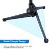 Portable Mic Tripod Stand For Studio Broadcasting Online Meetings Stable Plastic Metal Base HandsFree Mounting System