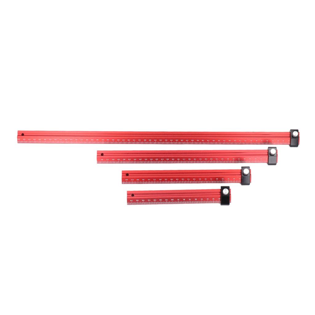 4 шт. V-образная прямая линейка 4 6 8 10 дюймов Двусторонняя шкала Деревообработка Кромочная линейка Измерение углов