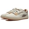 Li Ning Leather We I Pro S Comfortable Versatile Non-Slip Wear-Resistant Low-Top Skate Shoes Women Sneakers Beige Brown AEPU050-3