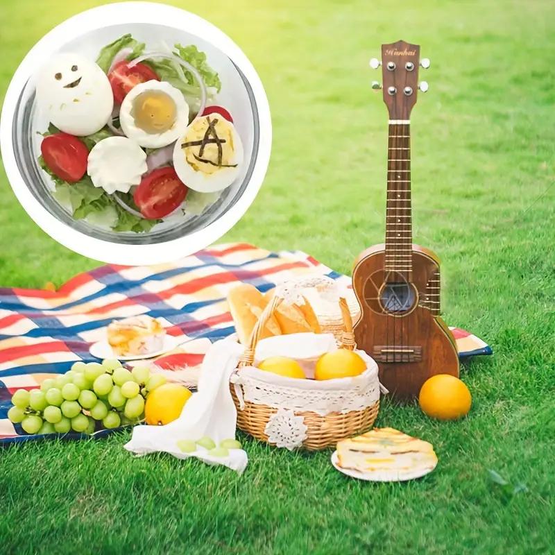 2 шт. необычный резак для вареных яиц, симпатичная форма для изготовления вареных яиц, приспособление для вырезания цветов в форме бэнто, кухонные гаджеты для приготовления 2 стиля нарезки