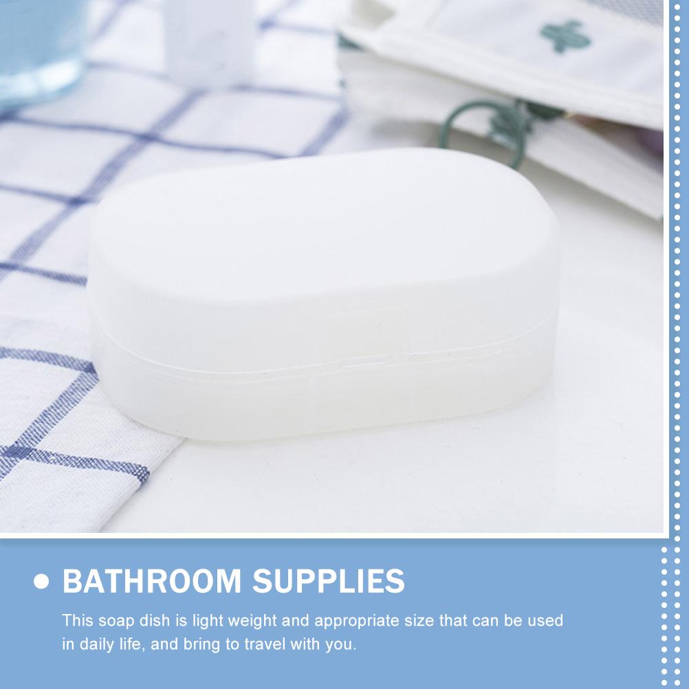 Слив Мыльница Портативный Держатель Герметичный Контейнер Маленький Дорожный Размер Принадлежности для Ванной Кухни Подставка для Мыла Коробка для Хранения