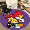 1pc Angry Birds Office Round Area Rug, Under Office Chairs Bedroom Living Room Home Decor, Room Decoa1016155