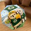 1PC Hedgehog Green Bay Packers Umbrella-8-Rib Reinforced, Automatic Open, Lightweight & Durable, Cute Fashion Accessory for Outdoor-T314