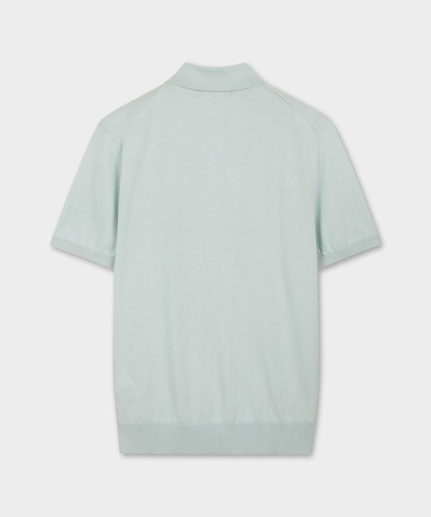 BROOKS BROTHERS Cotton Polo Short Sleeve Sweater (Mint) (Bbwtmog202)