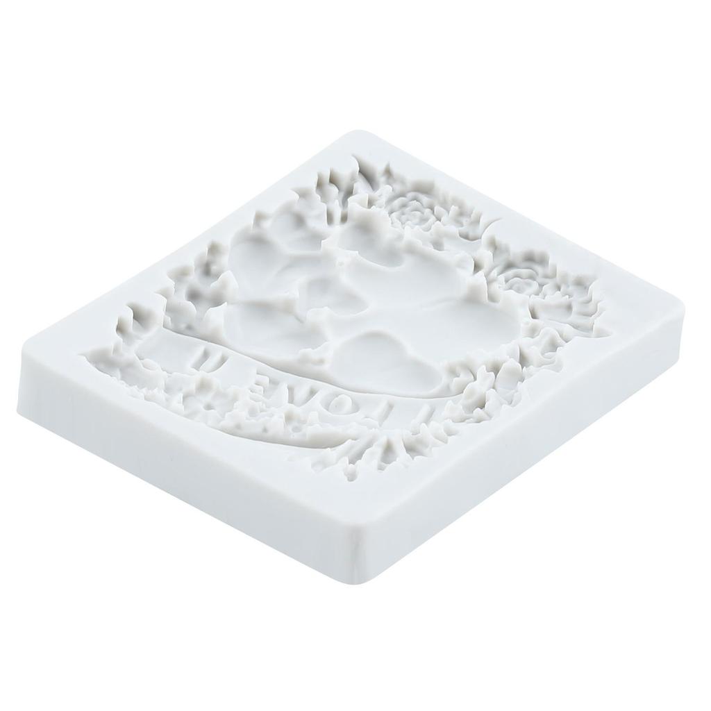 Силиконовая форма Сердце Цветок Роза Цветок Сердце Формы для мастики Инструменты для украшения торта Топпер для кекса Конфета Смола Глина Шоколад Форма для гампасты