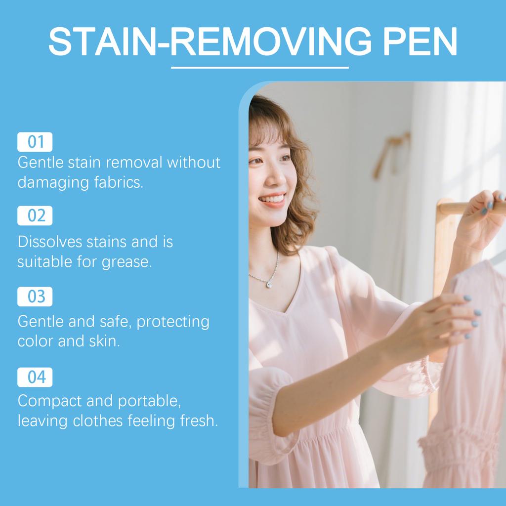 Ручка для удаления пятен с ткани, Ручка для удаления пятен, Растворяющая масляные пятна, Мягкая ручка для удаления пятен, Портативная ручка для чистки одежды, 9 мл