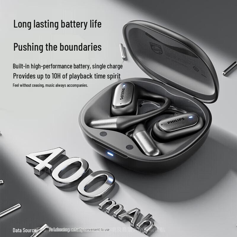 Philips TAT2708 Wireless Ear-Hook Open-Ear Bluetooth Headphones