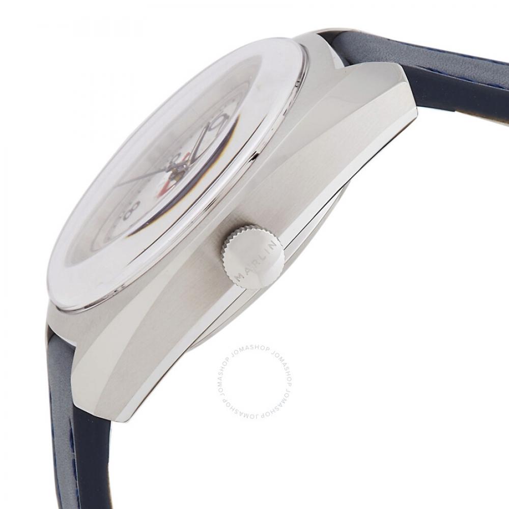 Мужские часы Timex Marlin Automatic с серебристым циферблатом Tw2v61900v3