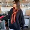 Autumn And Winter Striped All-match Warm Scarf Korean Style Atmosphere Student Scarf