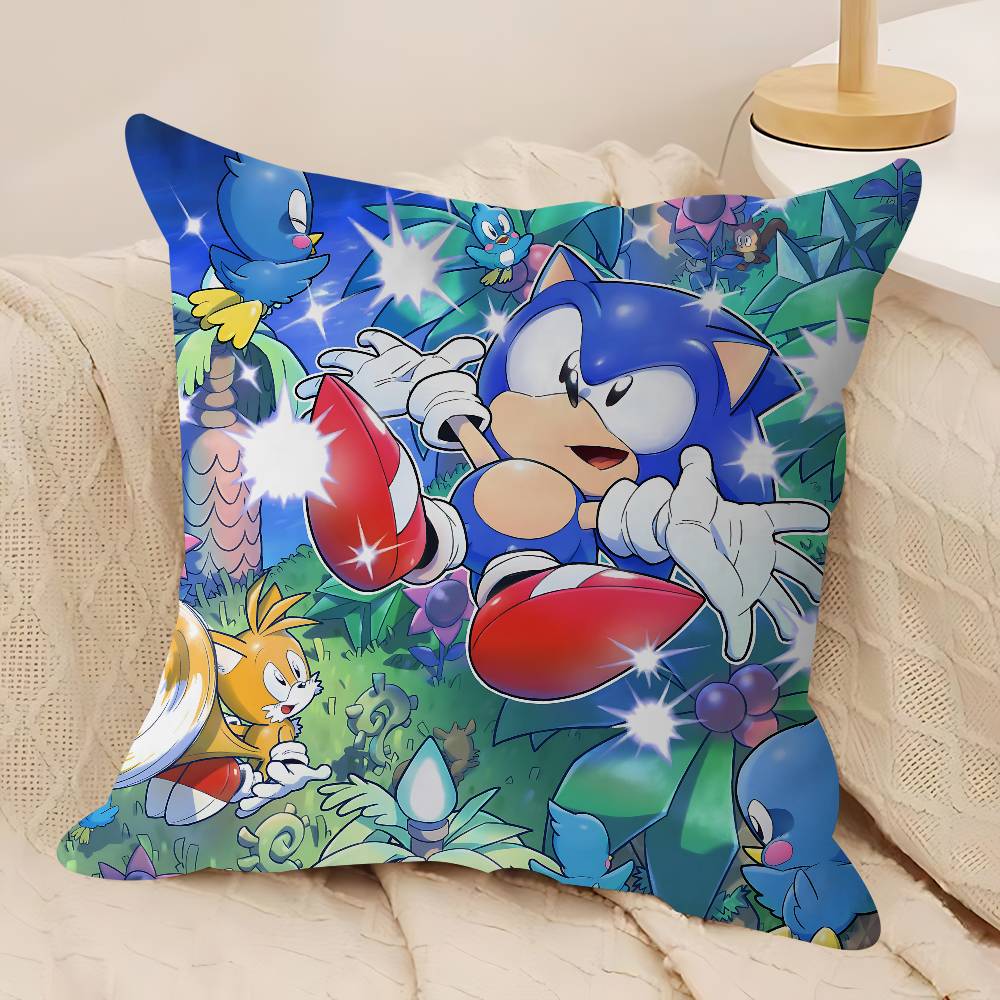 Sonic The-Hedgehog 45*45см Наволочка Чехол для подушки Декор Наволочка Домашняя наволочка для диванной подушки