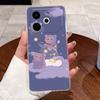 Гелевый чехол для Tecno Pova 6 Neo 4G Прозрачный Силиконовый Мягкий ТПУ Задняя крышка Милый Кролик Кошка Динозавр Чехол для телефона