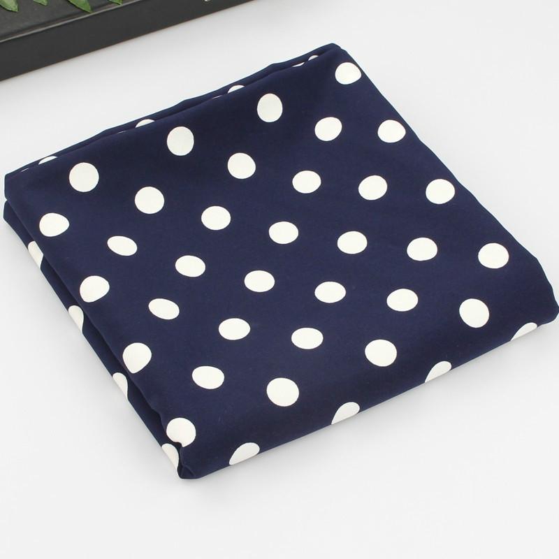 Ткань в горошек, шифоновый материал, поделка для платья, блузки, 100 х 150 см, сделай сам