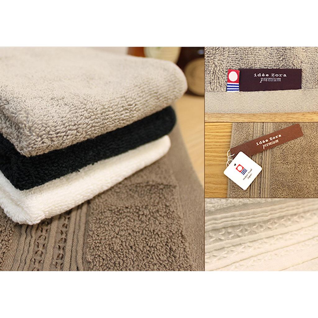 Имабари Идеазора Премиум Бордюр Банное Отель Душ Слоновая кость Полотенце, Полотенце, Полотенце,