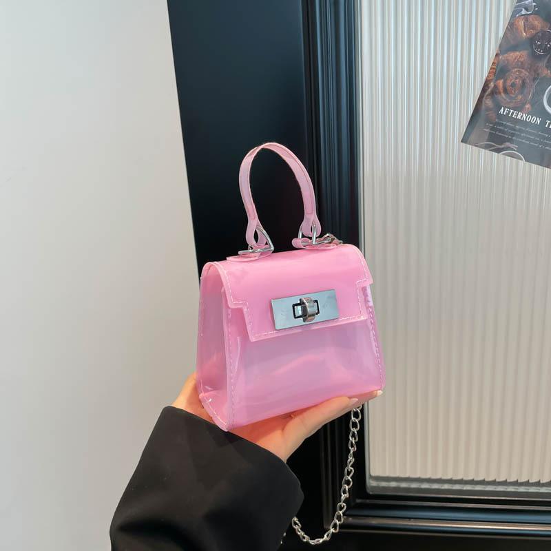 Однотонные квадратные сумки-желе через плечо для женщин, модные подарки