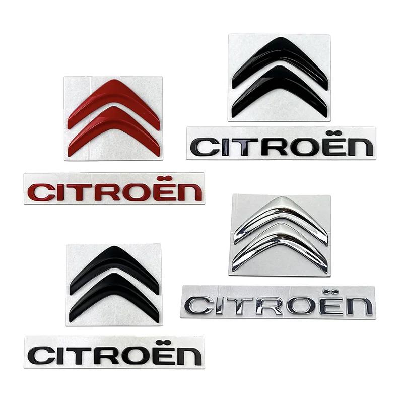for Citroen Alloy Car Letter Sticker Rear Emblem C-Elysee C4 C3 C5 C1 Picasso DS3 DS5 DS4 Jumper Xsara Sega C-quatre Rear Badge