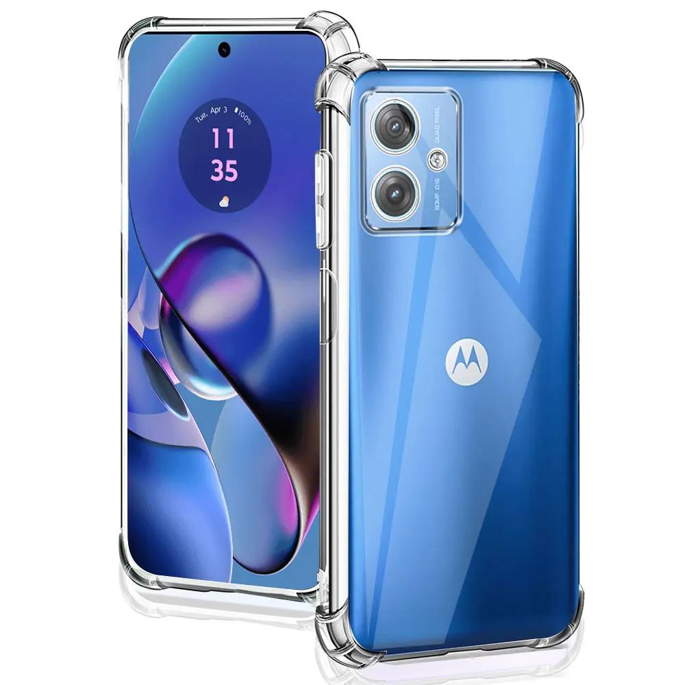 Для Motorola Moto G54 5G Чехол Силиконовый Мягкий Прозрачный Ударопрочный Задняя Крышка Для Moto G53 Чехол для Телефона Moto G54 Global Coque Fundas