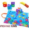 Kichkintoy o'yinchoqlari O'g'il bolalar va qizlar uchun tug'ilgan kun sovg'asi 1-3 yoshli kichkintoylar 10-in-1 matodan yasalgan baliq o'yini Matodan yasalgan baliq o'yinchoqlari