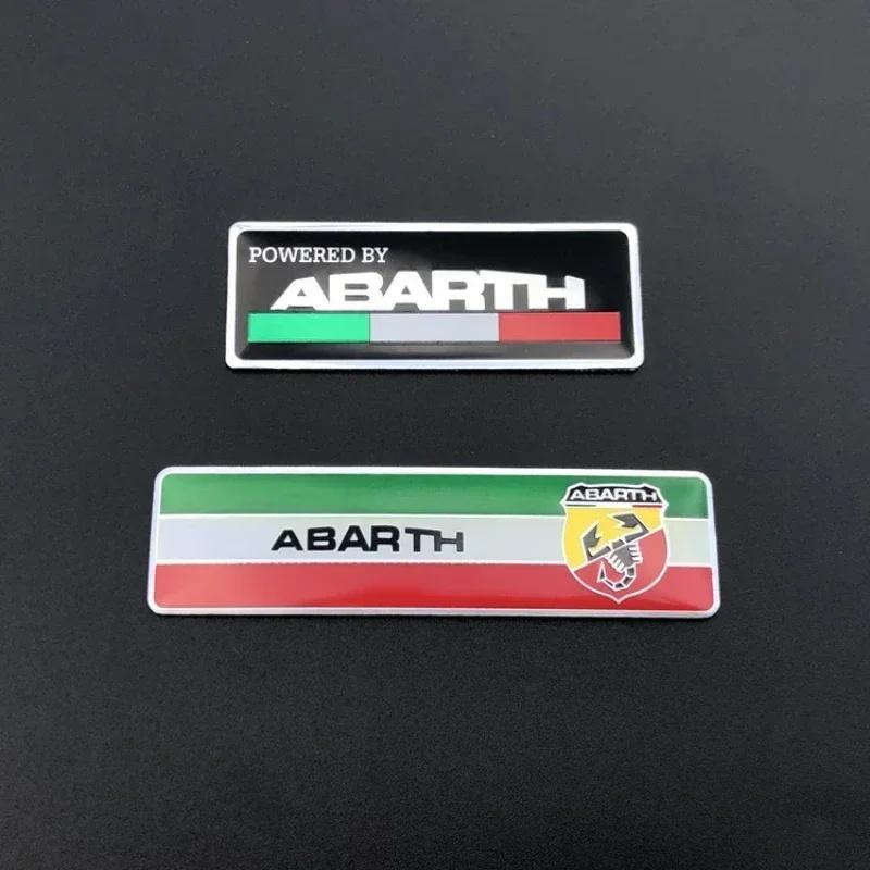3D Metal Abarth Scorpion Sticker Decal for Fiat Abarth 500 124 125 595 Punto Bravo Scorpion Mudguard Modification EH1
