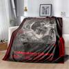 Måneskin Damiano David ROCK ROLL MUSIC Plush Blanket,Suitable for The Living Room and Bedroom, Warm and Soft.